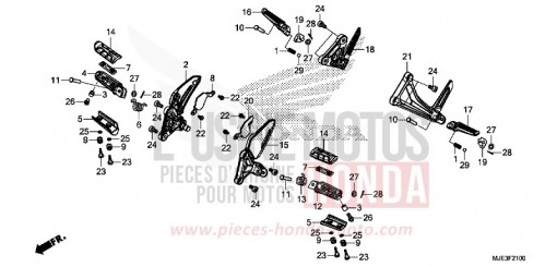 MARCHE CBR650FAG de 2016